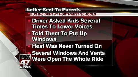 Northwest Superintendent sends letter to parents after bus 'situation'