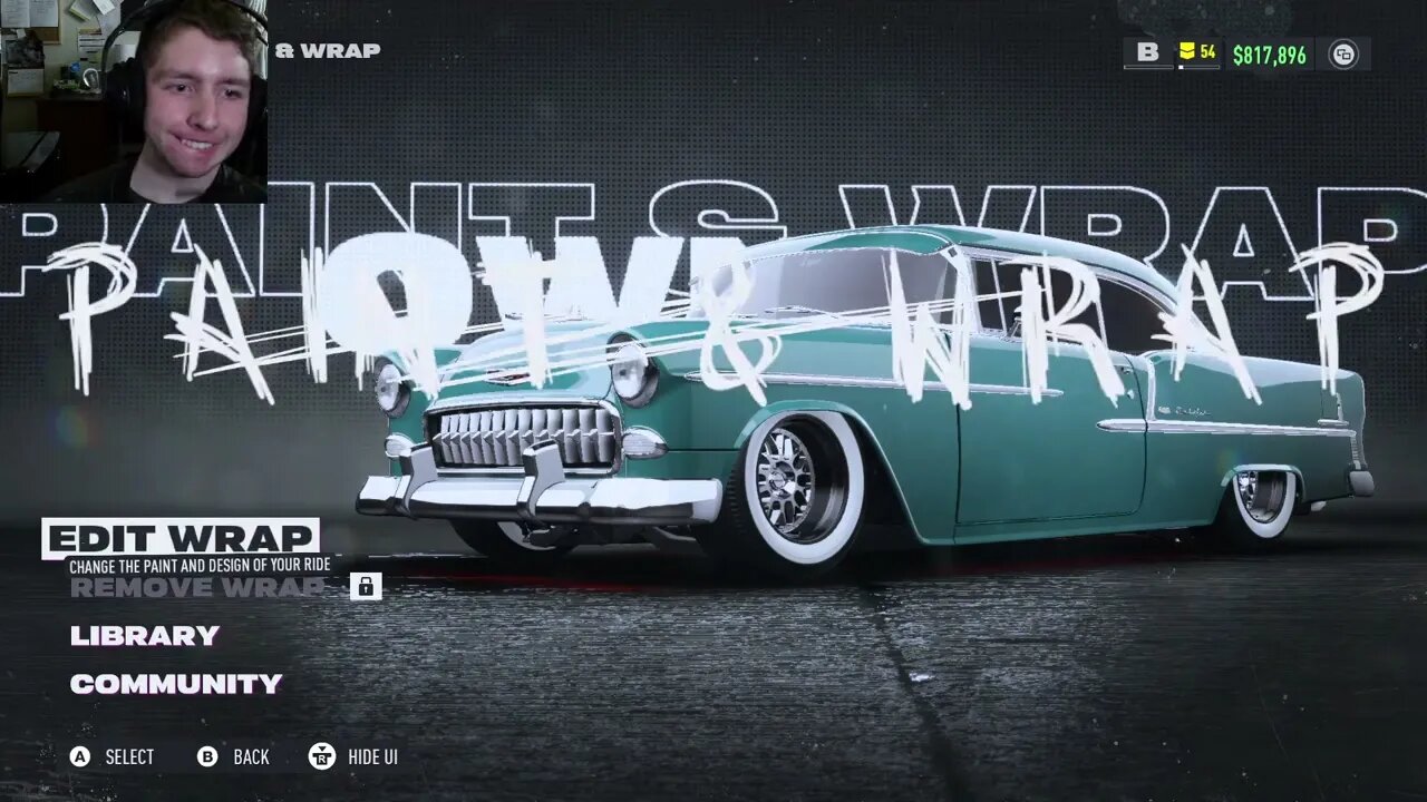 Building a Custom Bel Air in Need For Speed Unbond