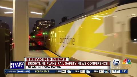 Brightline holding news conference in Boca Raton to address safety concerns