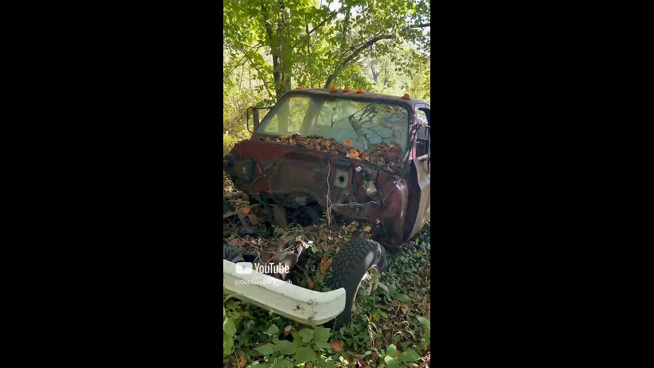 Abandoned Truck In The Woods Part 1