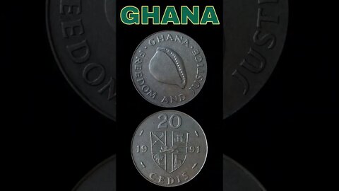 Ghana 20 cedis 1991.#shorts #coinnotesz