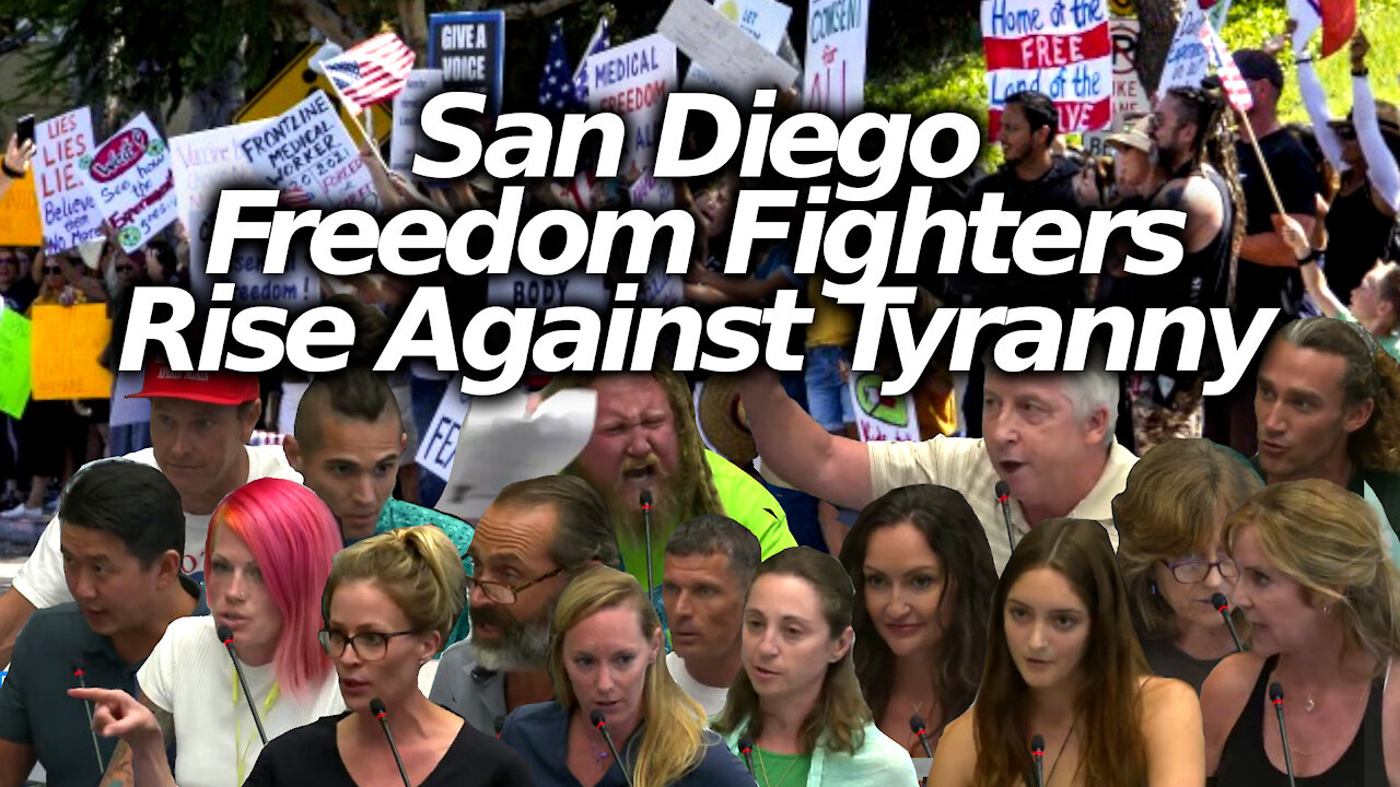 Medical Freedom Fighters Descend On San Diego Board Meeting To Oppose Tyranny Nonsense