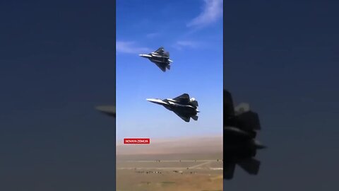 Awesome super maneuverability of Russian Su-57 Felon stealth fighter-bomber