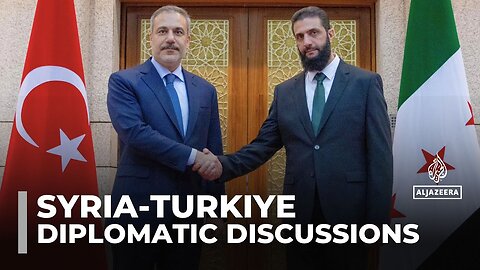 Turkiye FM meets Syria’s new leader, calls for lifting of global sanctions