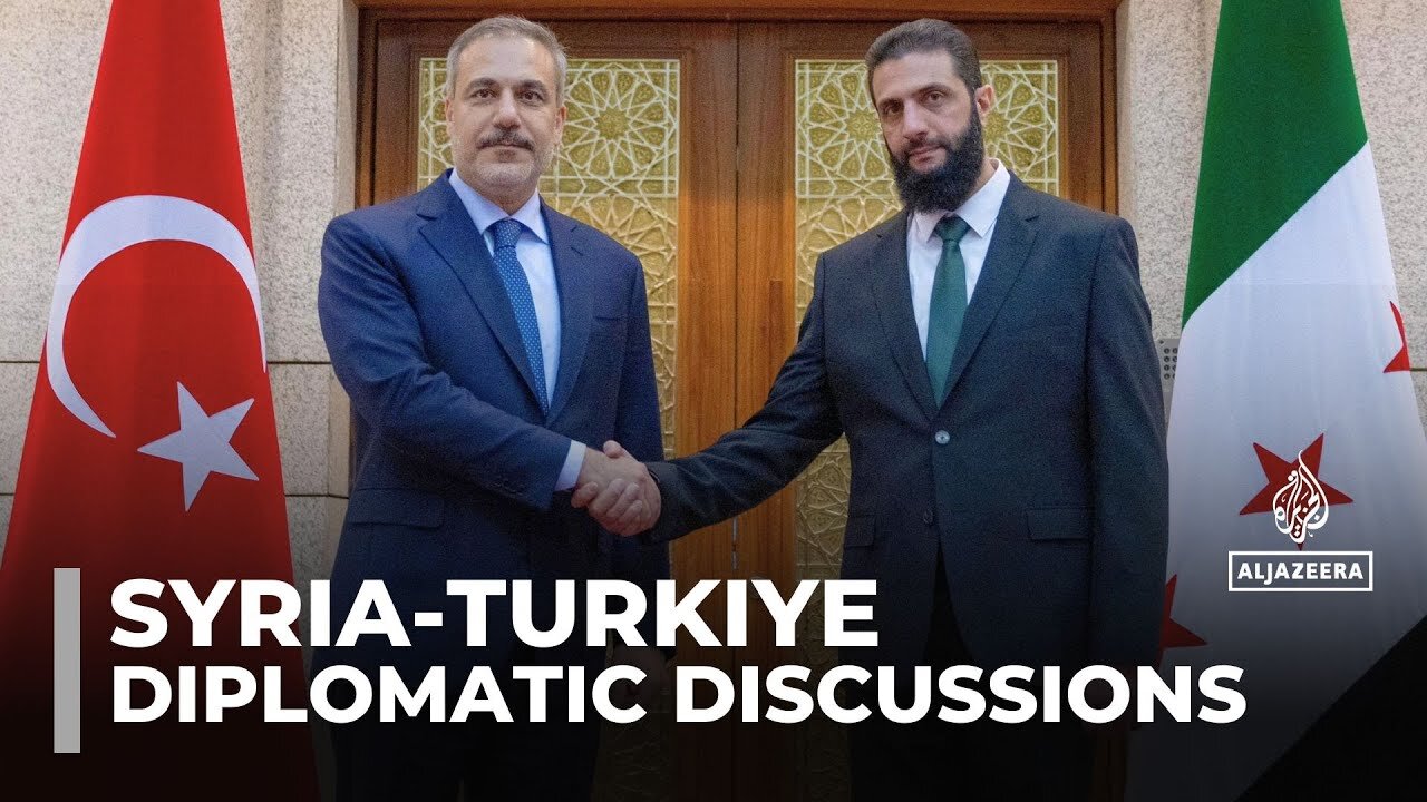 Turkiye FM meets Syria’s new leader, calls for lifting of global sanctions