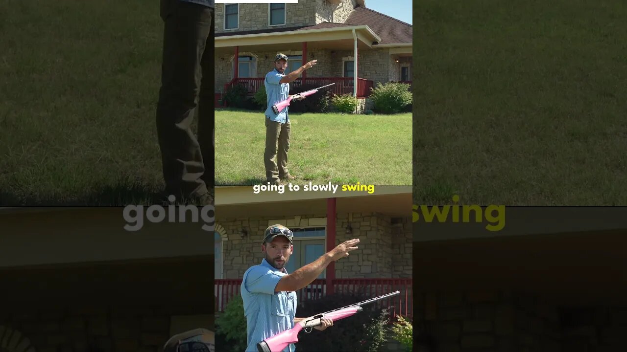 How To Practice Mounting And Swinging A Shotgun