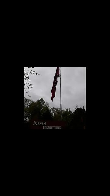 Big Confederate Flag Flying High!