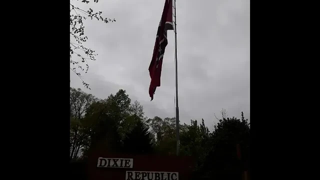 Big Confederate Flag Flying High!