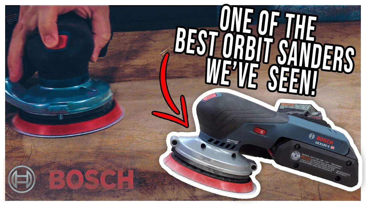 Bosch 18v Sander - Weight is GOOD!