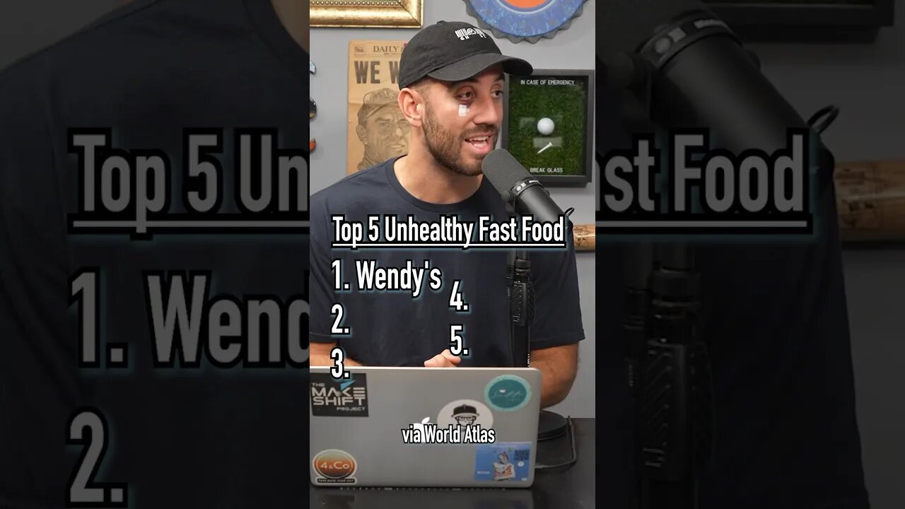 TOP 5 UNHEALTHIEST FAST FOOD! Any Surprises?! #shorts #food #fastfood #top5 #unhealthy #mcdonalds