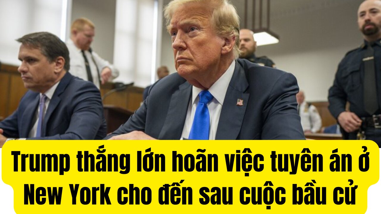 Tin 6/9/2024 TT Trump Thắng Lớn Vụ Kiện Bỏ Tù Ông Trước Ngày Bầu Cử , Biểu Tình Ca Nô ₫ang Trường