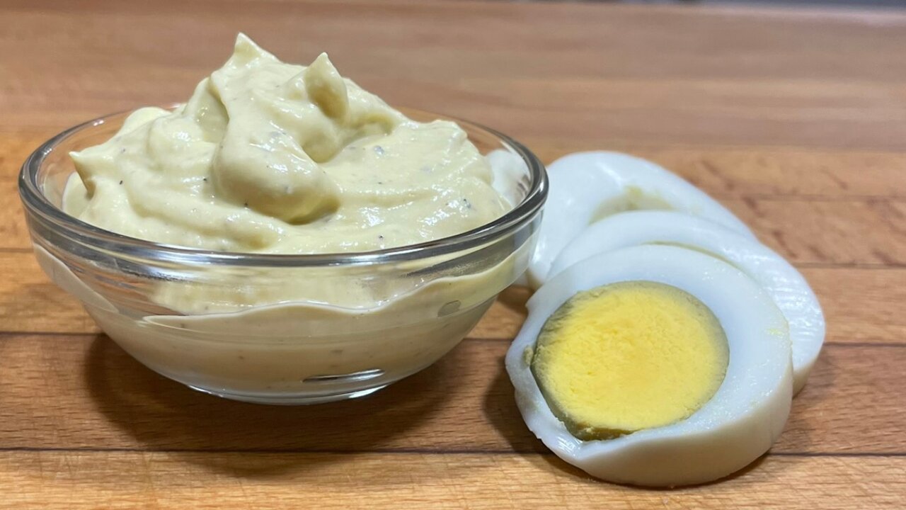 Hard Boiled Egg Mayonnaise