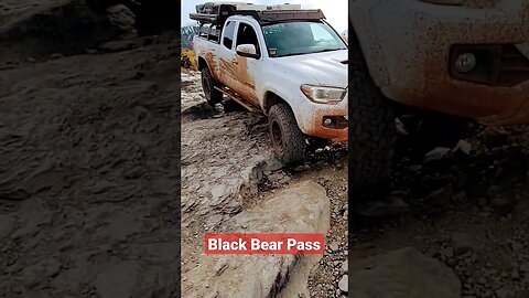 Black Bear Pass navigating the steps