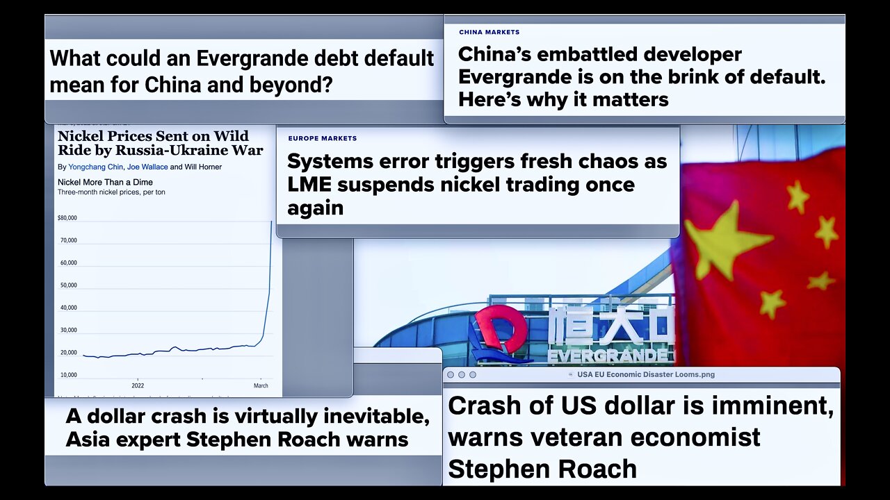 USA Dying China Thriving Ukraine Nickel Market Emergency Evergrande Debt China EU USA Economy Crash