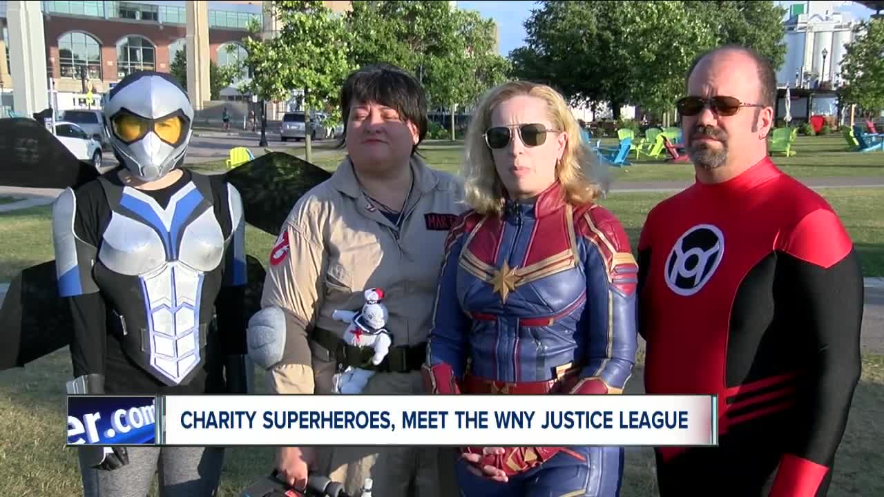 Meet the Justice League, Western New York's charity superheroes