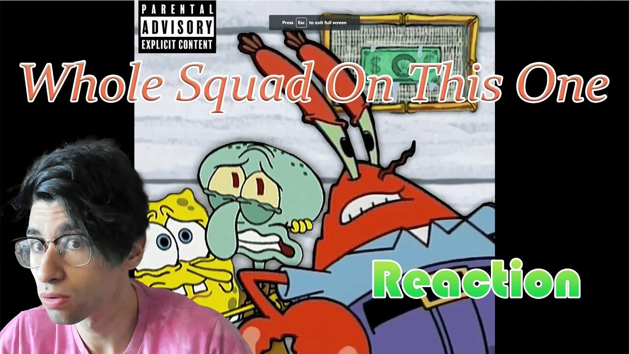 YoYo Reacts!! MR KRABS X SQUIDWARD X SPONGEBOB - ME MILLIONTH DOLLAR prod. OmarCameUp OFFICIAL AUDIO