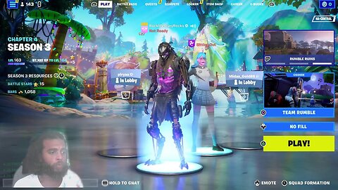 Fortnite with Rock Mercury