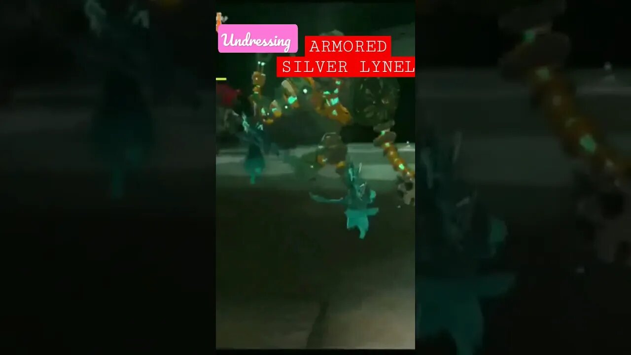 ARMORED SILVER LYNEL is a THING in Zelda TOTK