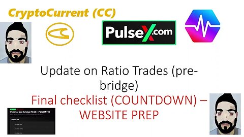 Update on Ratio Trading PulseX. New vote suggests 1:1 predominantly voted (LAUNCH PREP)