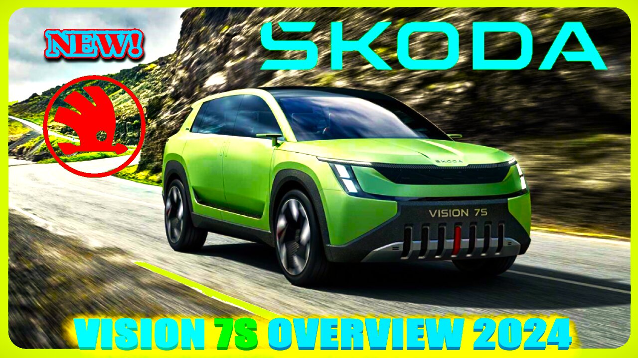 NEW SKODA VISION 7S OVERVIEW 2024 #car_2024 #skoda #vision_7s