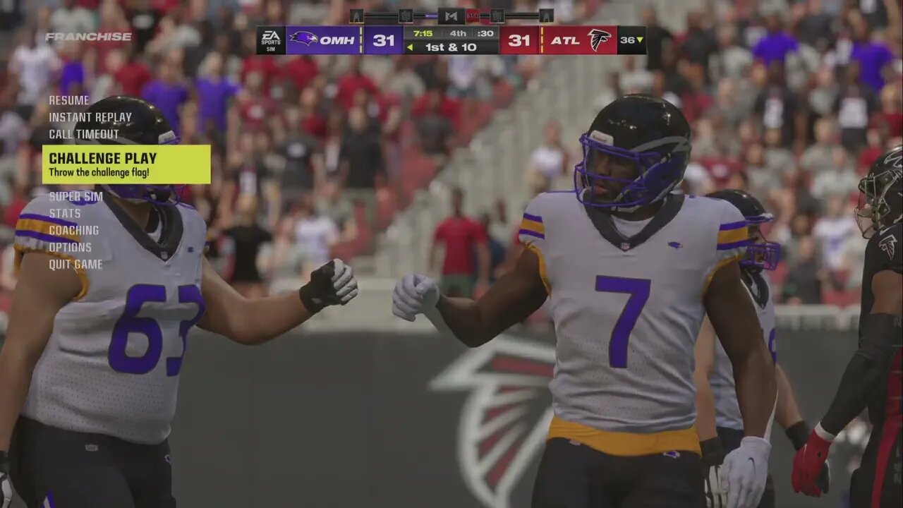 Leonard Fournette Runs Angry Stiff Arm! #shorts #madden24