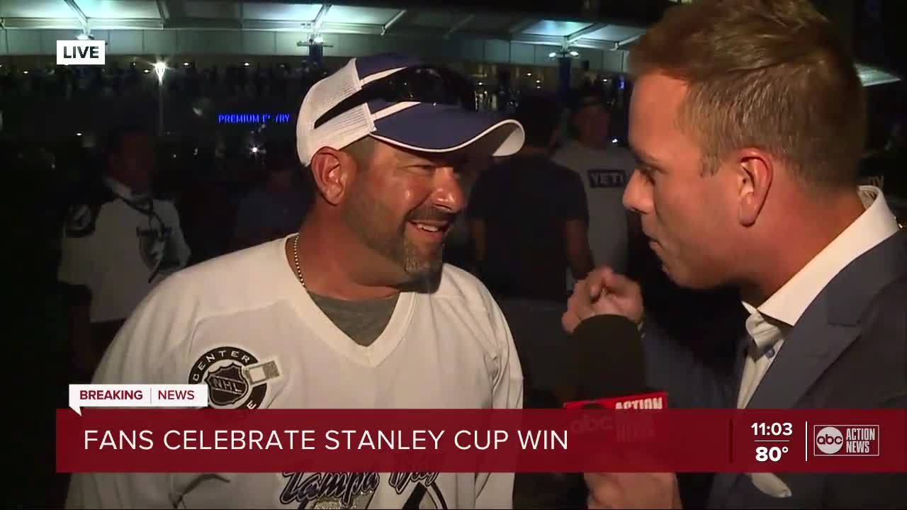 Fans react to Lightning's Stanley Cup victory