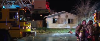 UPDATE: 2 people hospitalized in house fire near Nellis and Tropicana