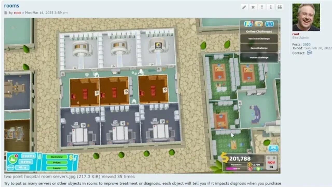 Two Point Hospital Rooms Guide