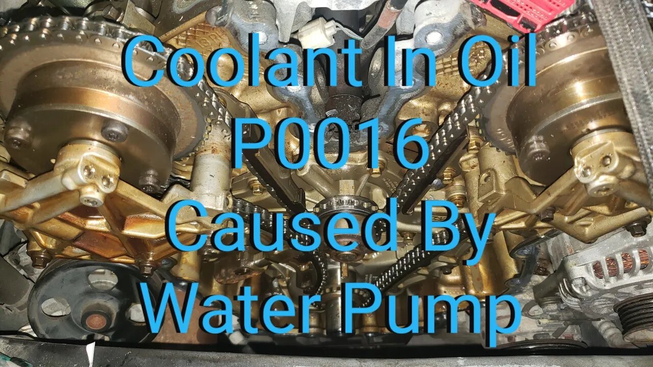 How I Diagnosed Faulty Water Pump 07 Ford Edge 3.5L