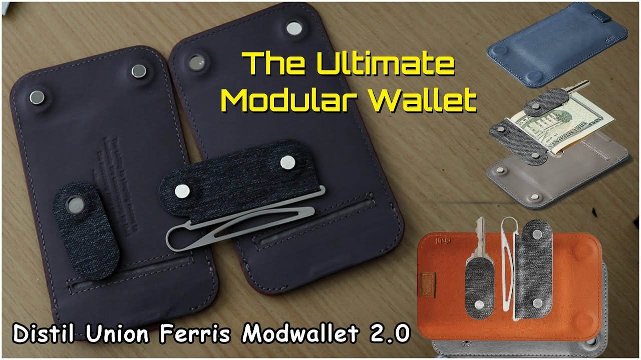 👛The Ultimate Modular Wallet: Distil Union Ferris Modwallet 2.0 - Unboxing and Quick Review