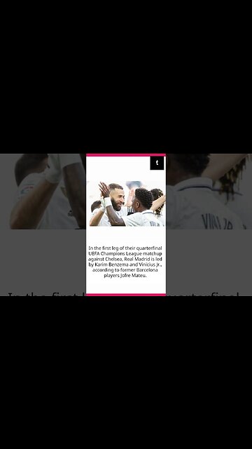 "Benzema and Vini produce in pivotal matches" #short