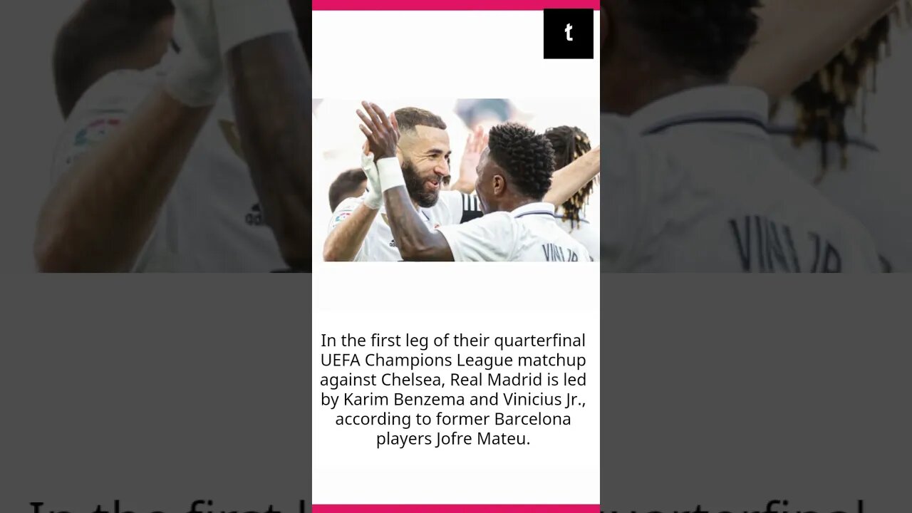 "Benzema and Vini produce in pivotal matches" #short