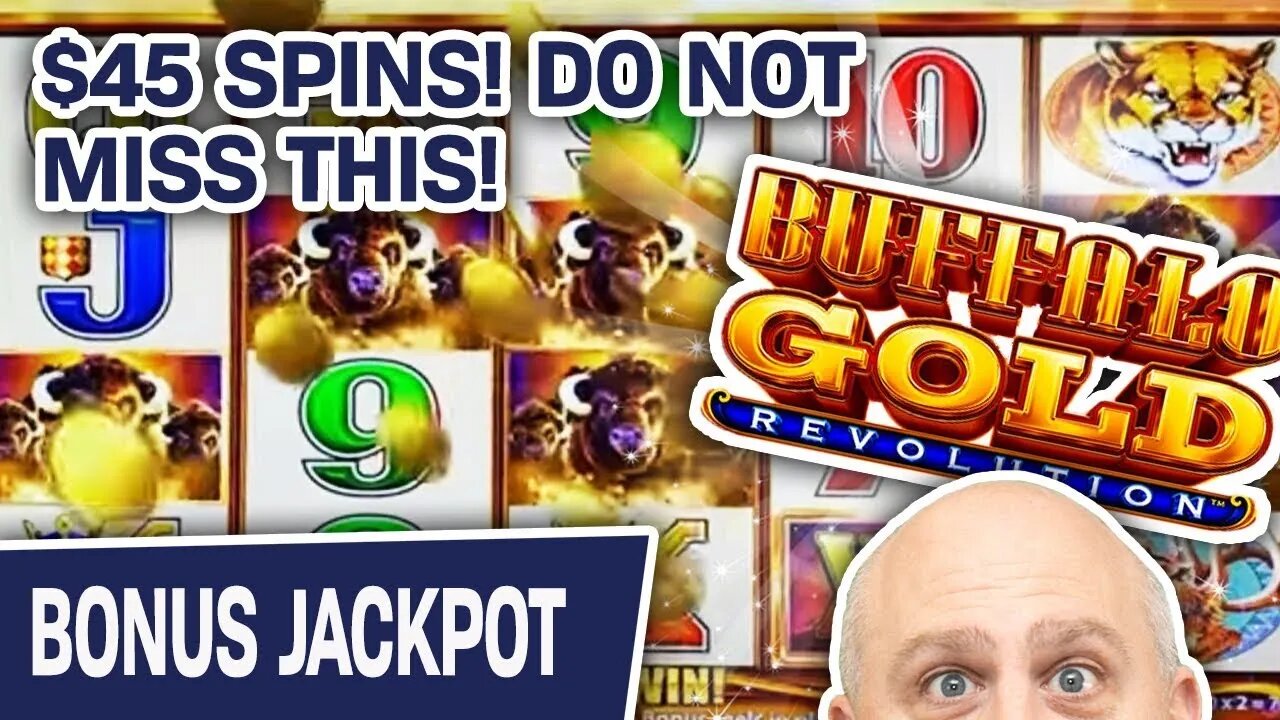 💥 $45 BUFFALO REVOLUTION SPINS 🐃 Do NOT Miss This HANDPAY JACKPOT