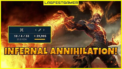 Infernal Annihilation! - Brand League of Legends ARAM Gameplay