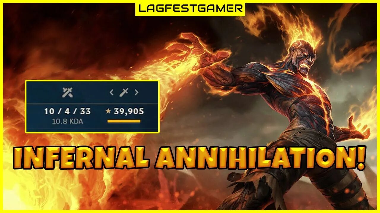 Infernal Annihilation! - Brand League of Legends ARAM Gameplay