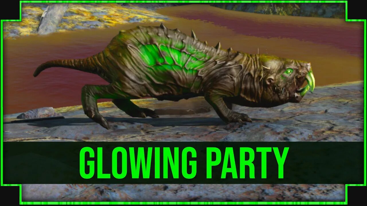 Glowing Party in Fallout 4 - Extreme Enemies Take Care!