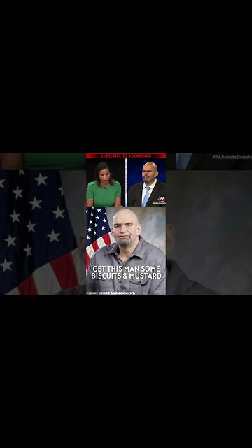 JOHN FETTERMAN GLITCHES FOR 5 SECONDS