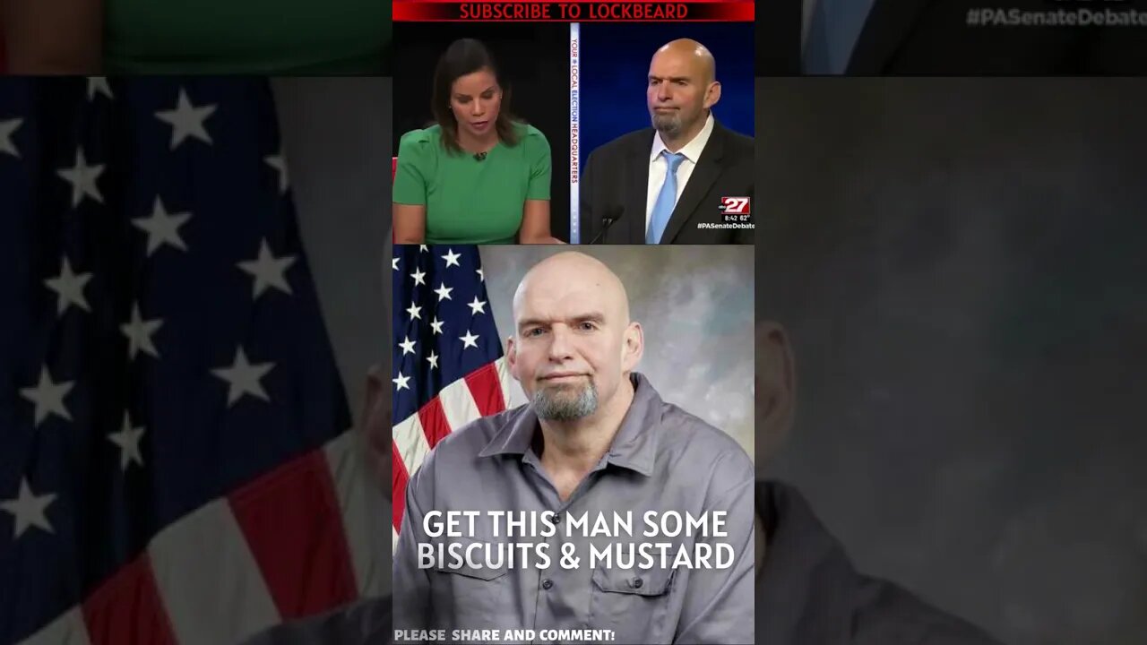 JOHN FETTERMAN GLITCHES FOR 5 SECONDS