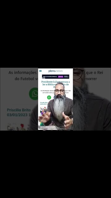 Lula não gosta da Bíblia #shorts #deus #jesus #igreja #cristão #rikorocha #lula