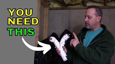 Water softener must have - backwash air gap