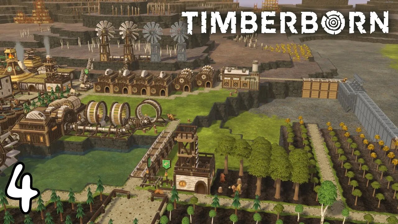 First Mega Project Started Helped Wind The Power Of The Wind - Timberborn - 4