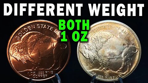 These Two One Ounce Rounds Do NOT Weigh The Same! Here's Why