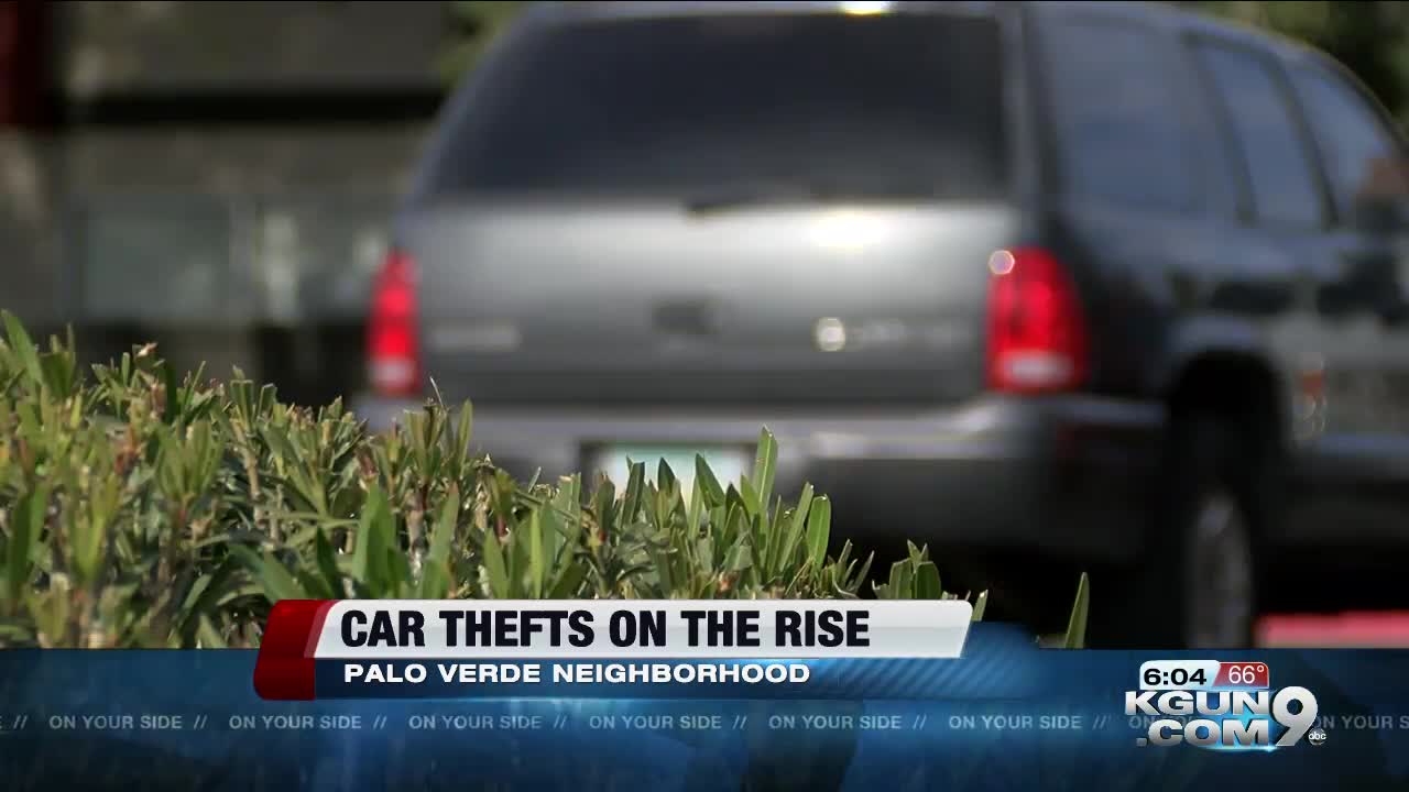 Car thefts on the rise in Midtown Tucson