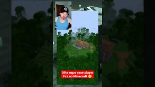 Olha o que esse cara faz no Minecraft 😯