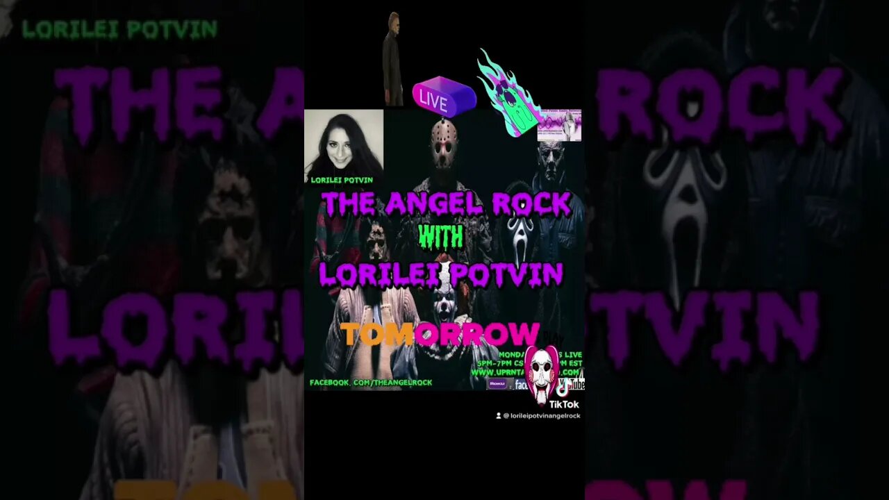 THE ANGEL ROCK is LIVE TOMORROW NIGHT STARTING AT 6PM EST, COME JOIN THE FUN!