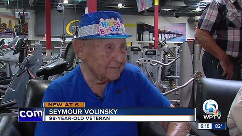 Workout buddies throw party to 98-year-old