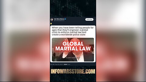 Alex Jones Tried To Warn us About Global Martial Law