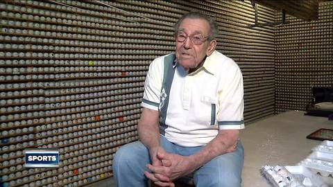 Franklin man shows off impressive collection of 15,000 golf balls