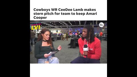 Cowboys WR CeeDee Lamb makes stern pitch for team to keep Amari Cooper