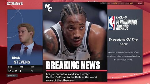 NBA 2K22 Most Realistic Gameplay Sliders! / MyNBA Awards Ballot and Final Update / Episode 7.5